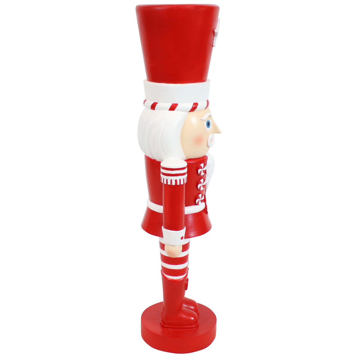 Sunnydaze Polyresin Alfonso the Noble Christmas Nutcracker Statue, 36"
