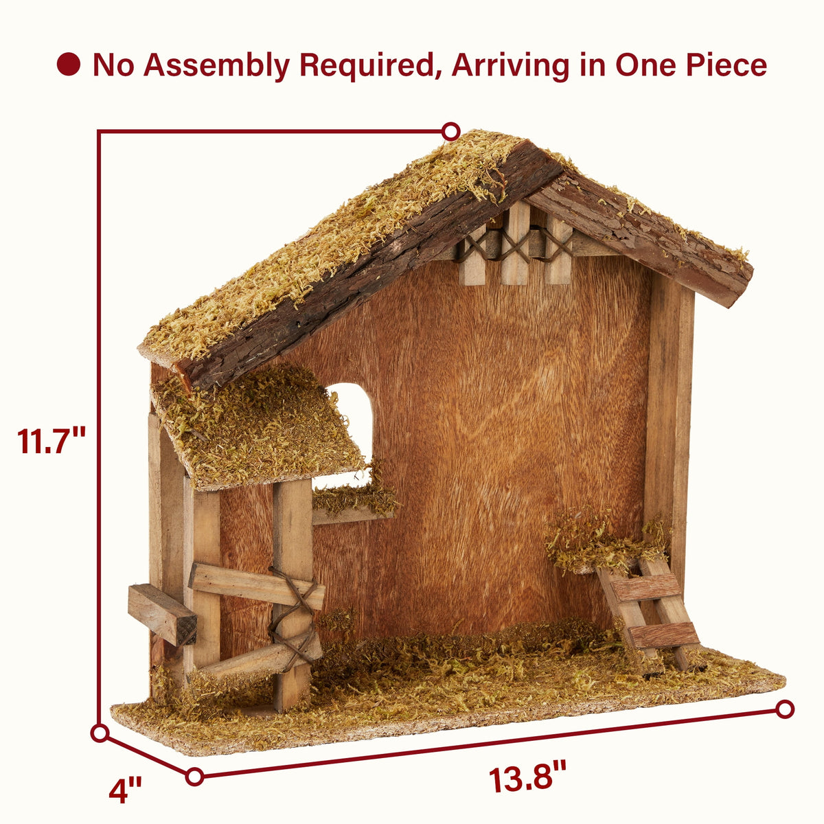 KUETH Indoor Nativity Set Christmas Nativity Scene Holiday Family Gift Religious Decorations 13 Pieces 7 inch
