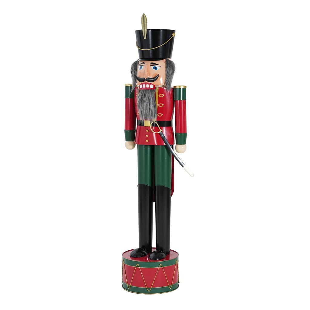 Christopher Knight Home 64" Iron King Nutcracker Soldier with Scepter, Ornament Christmas Decoration