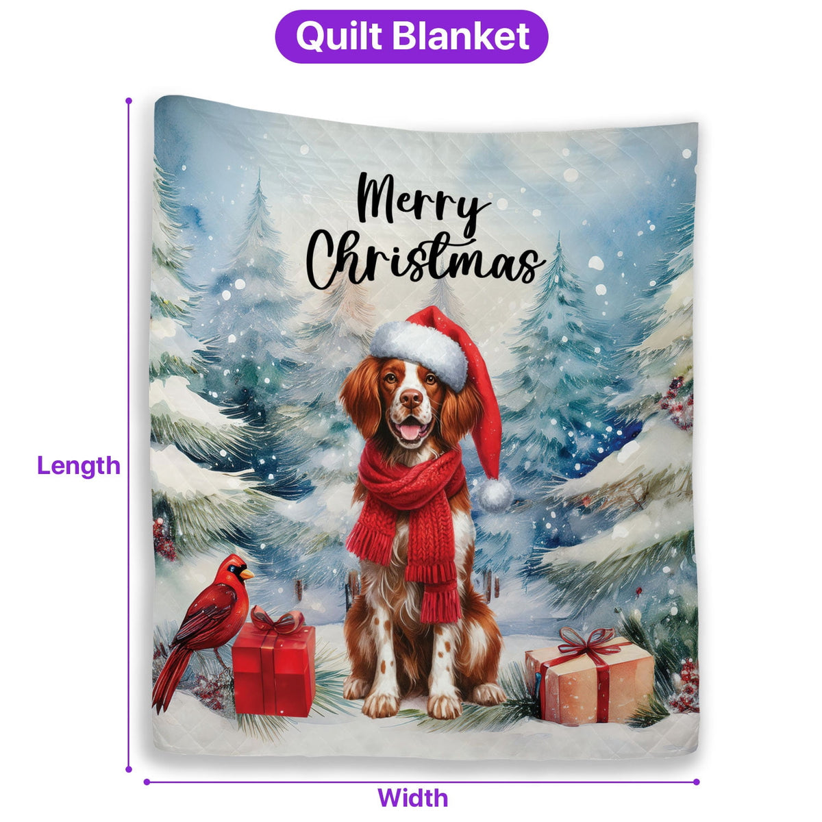 Merry Christmas French Bulldog Enjoys Woofmas Winter Xmas Holiday Quilt Bedding Set Dog Lover Gifts 1 Blanket Bed Cover 2 Pillowcases - 02022