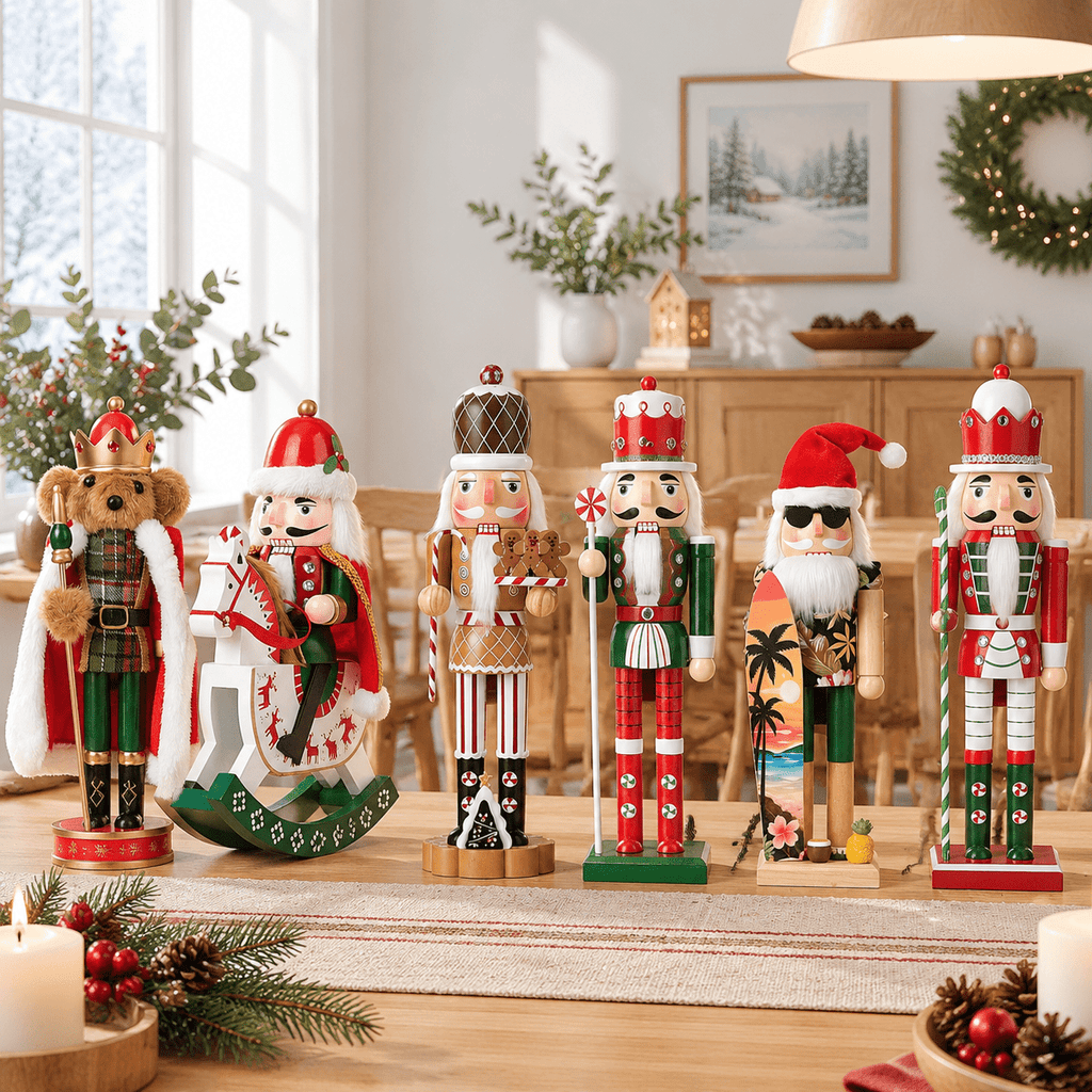 Red 15 Inch Christmas Soldier Nutcracker Figure Holiday Decor