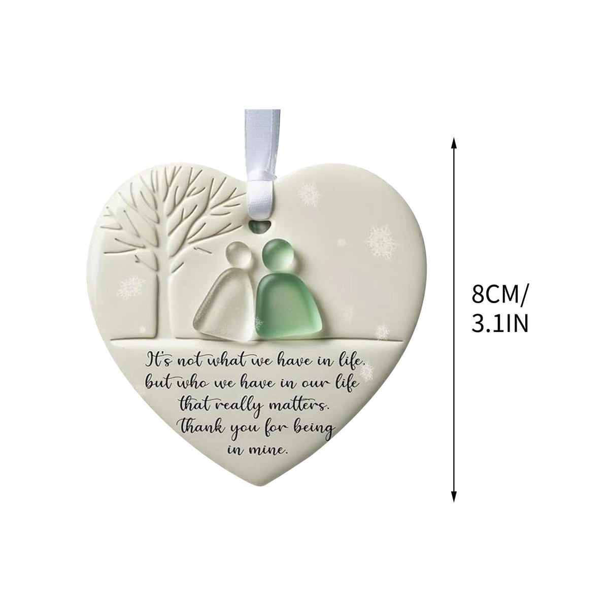 Lunxisen 1 Pcs Sea Glass Nativity: Jesus’ Birth Christmas Ornament,Coastal Inspired Sea Glass Nativity Ornament,Handmade Nativity Scene, with Shells and Starfish
