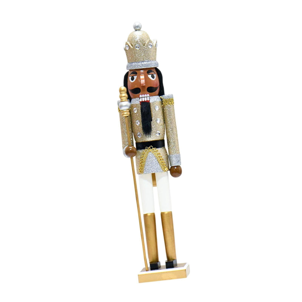 QSTDGVPW Nutcracker Figurine Christmas Decoration Photo Props Wooden Christmas Nutcracker