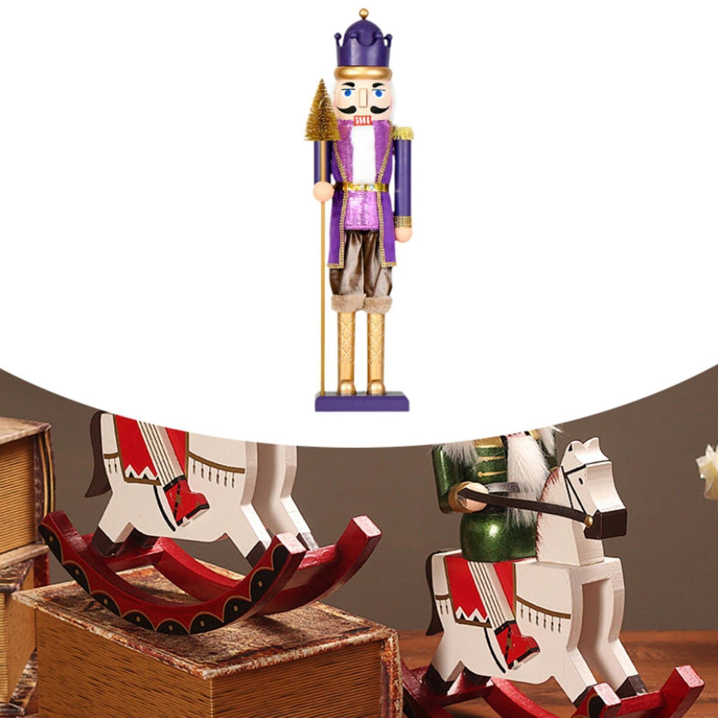 LeeQinersw Christmas Nutcracker Soldier Table Centerpiece Classroom Home Collectible Mantel 60cm