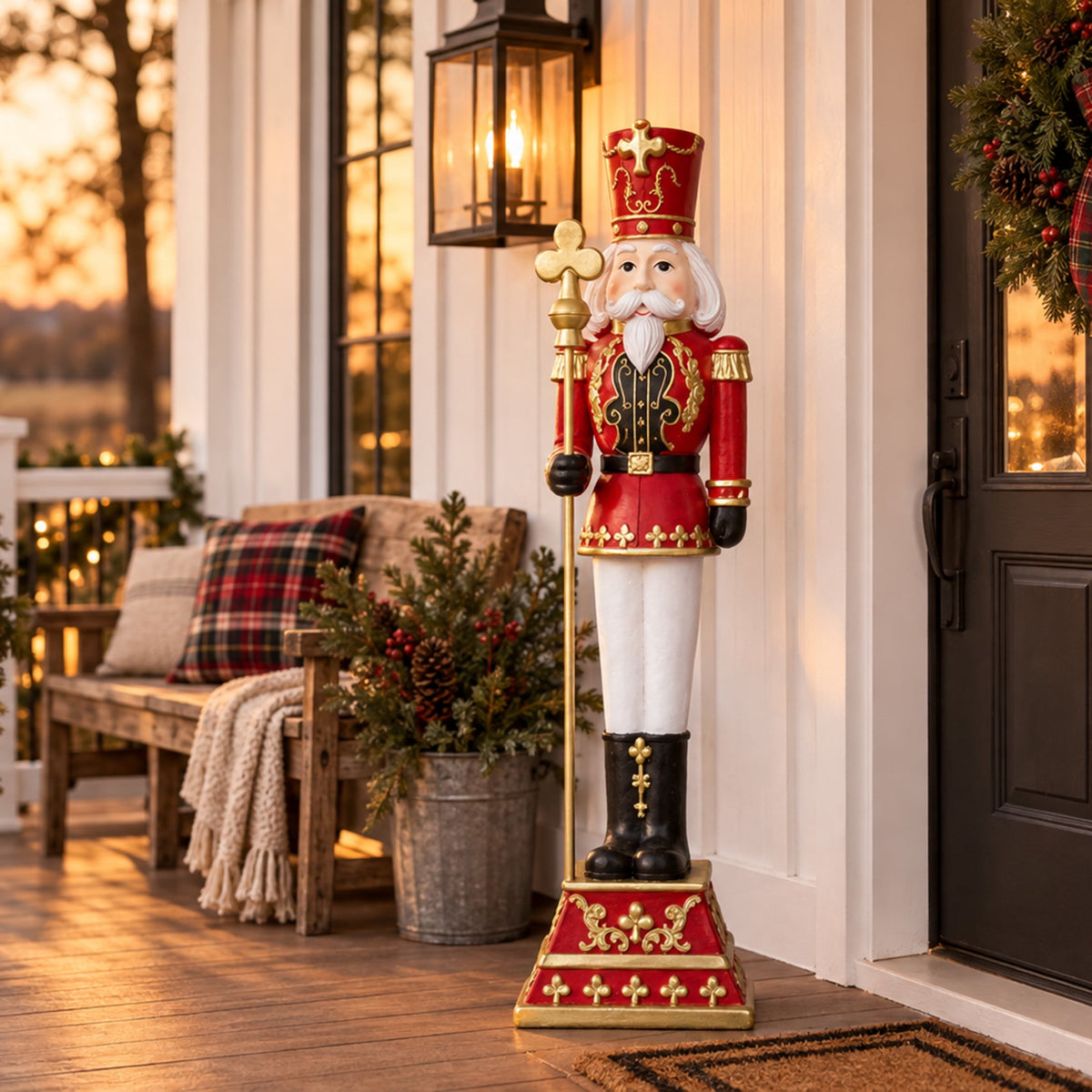 Sunnydaze 48" Victor the Regal Nutcracker Decorative Christmas Statue