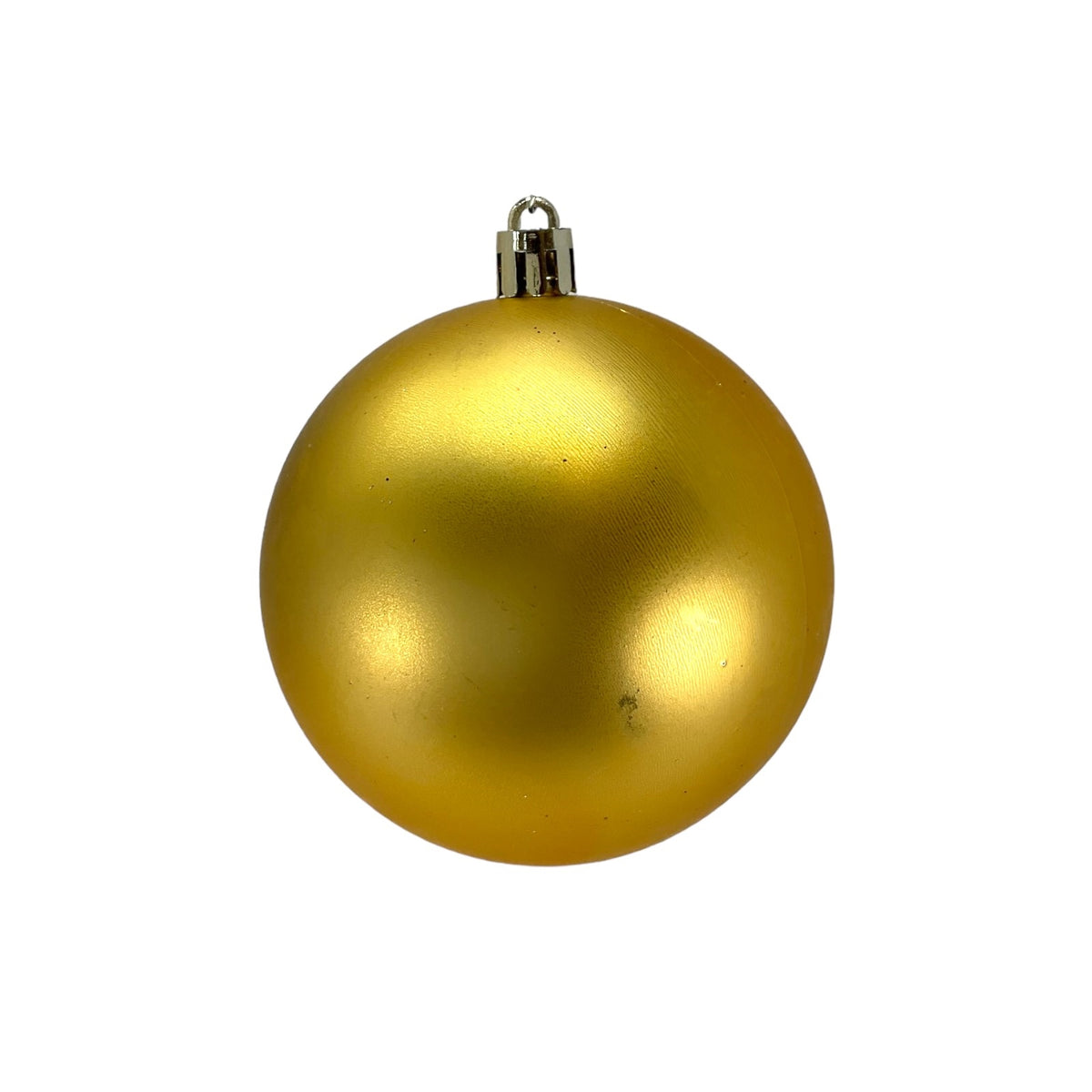 31 Piece Shiny and Matte Gold Christmas Ball and Cylinder Ornaments 5 Inch