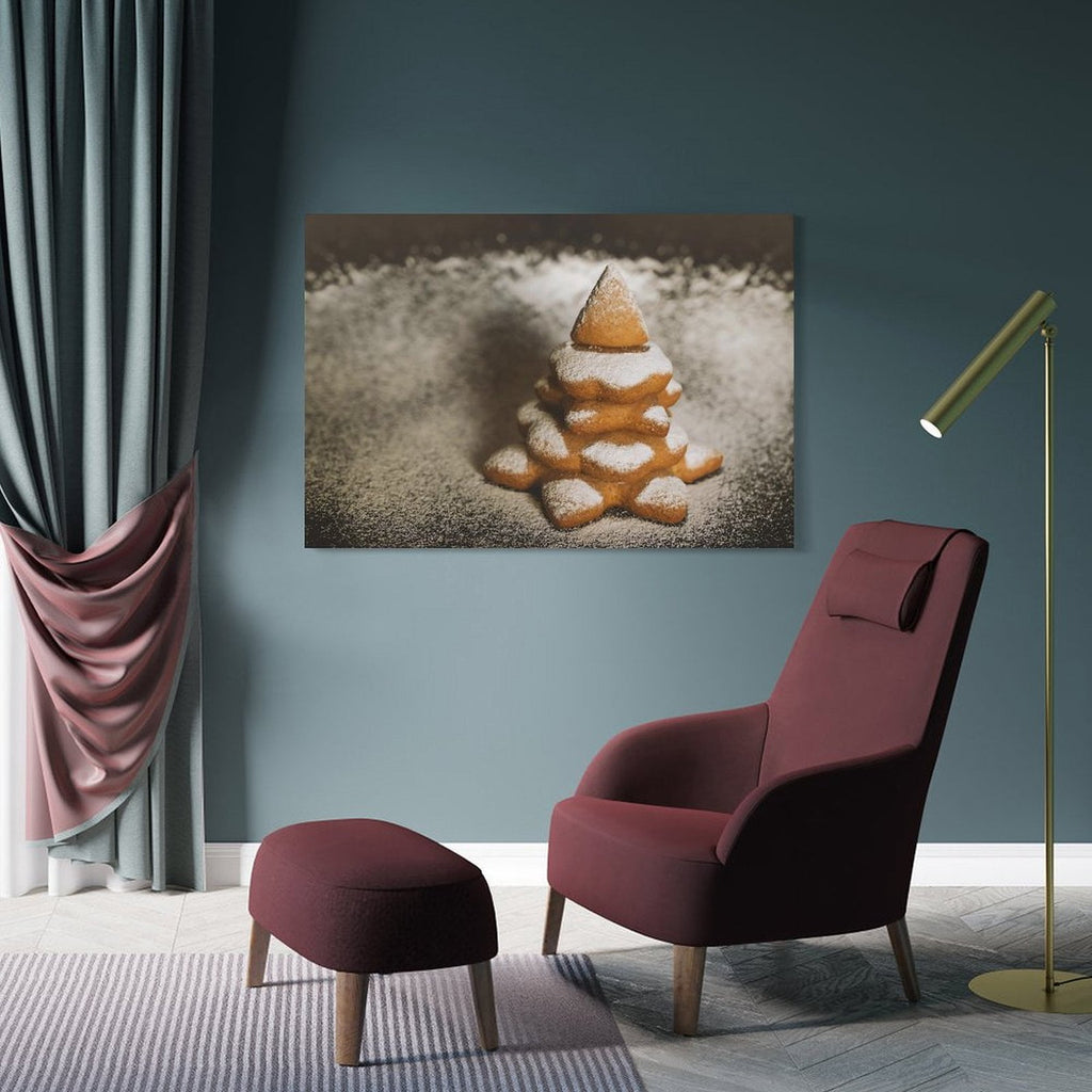 Christmas Cookies Wall Art Picture Painting Poster Canvas Print Posters Artworks Bedroom Living Room Decor 24x36inch(60x90cm)