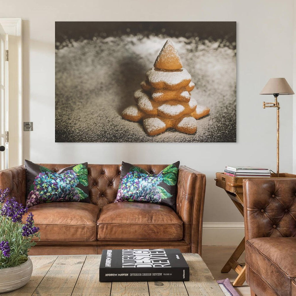 Christmas Cookies Wall Art Picture Painting Poster Canvas Print Posters Artworks Bedroom Living Room Decor 24x36inch(60x90cm)