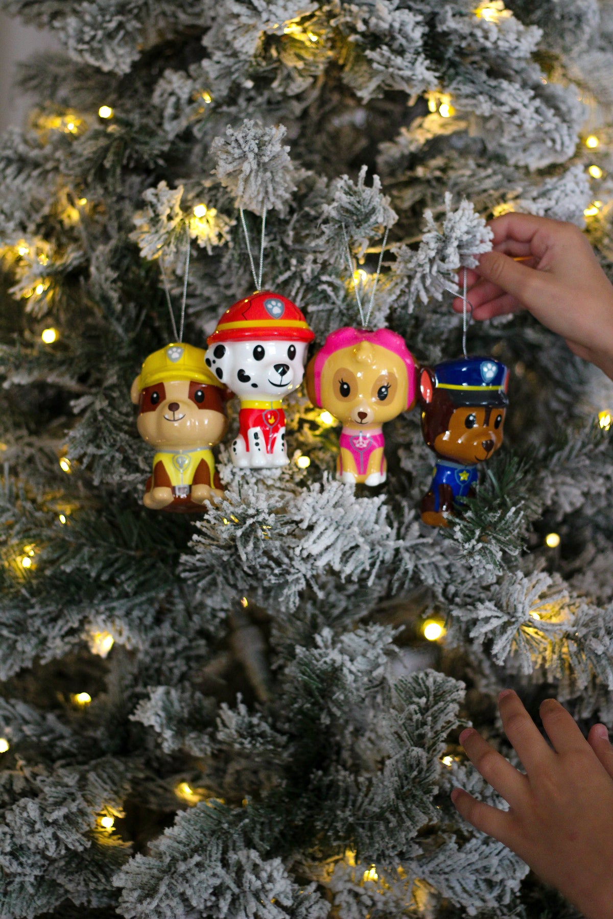 Paw Patrol Ornaments 4 pack