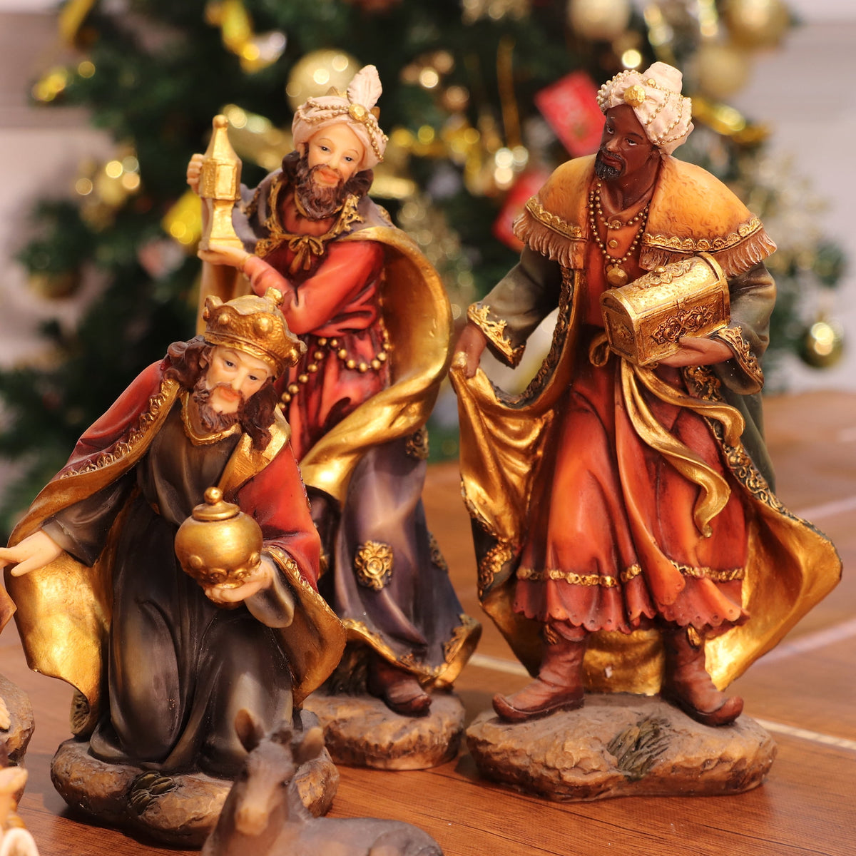 Nativity Set Scene Christmas Ornament Indoor Gift 11 Piece 8''