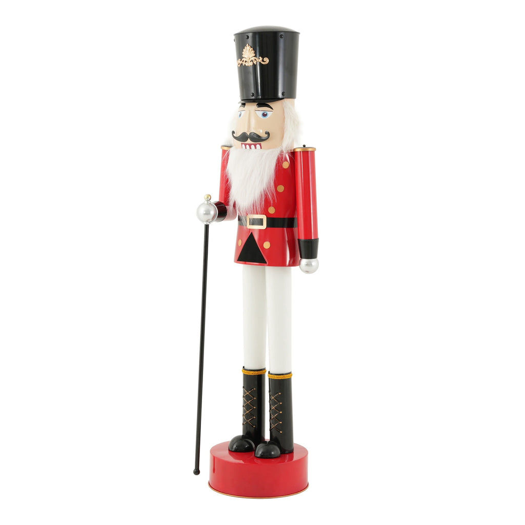 Christopher Knight Home 64" Iron King Nutcracker Soldier with Scepter, Ornament Christmas Decoration