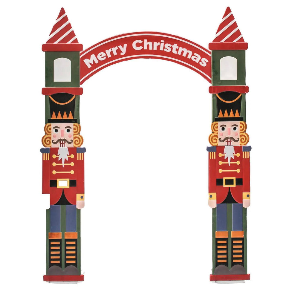 Morris Costumes SS10138 8 ft. Nutcracker Iron Archway Christmas Decoration