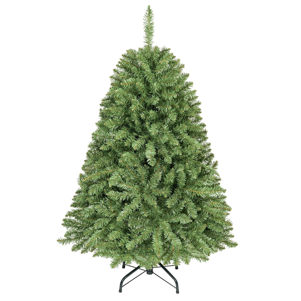 Costway 4 ft Artificial Christmas Tree with 559 Lush PVC Branch Tips & Folding Metal Stand