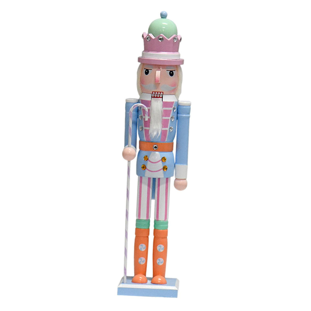 QSTDGVPW Nutcracker Figurine Christmas Decorations Desk Ornament Crafts Table Centerpiece Blue