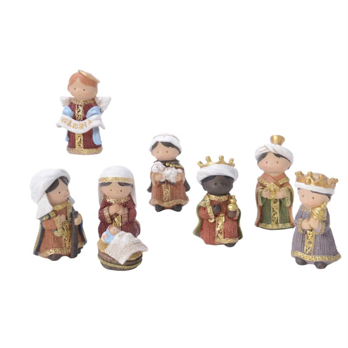 9070911 CMAS CHILD NATIVITY Decoris Nativity Indoor Christmas Decor