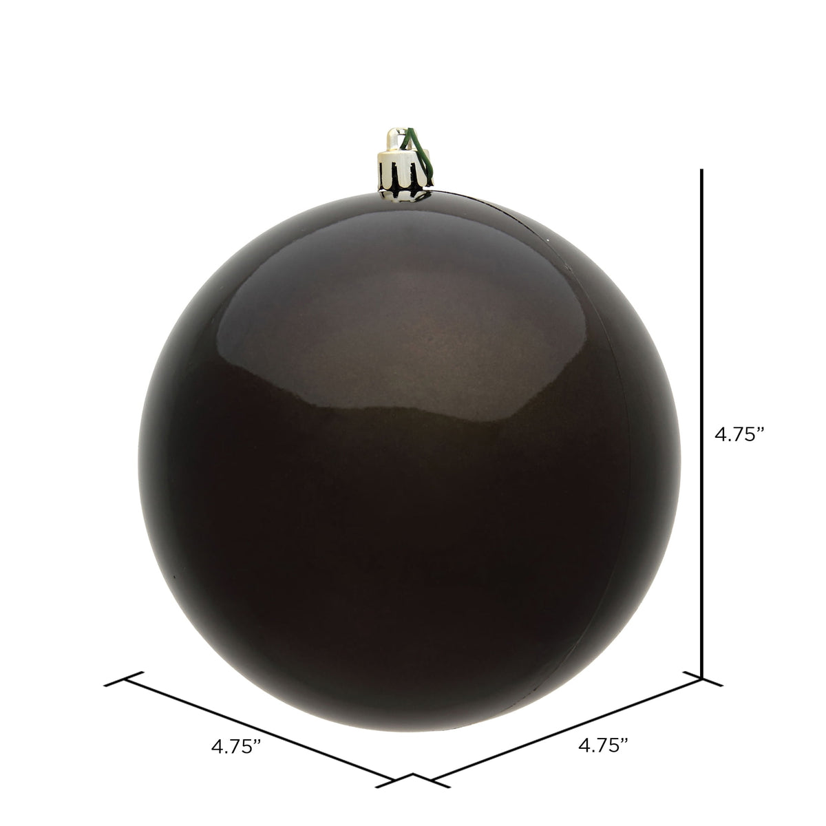 Vickerman 4.75" Coral Candy Ball Ornament, 4 per Bag