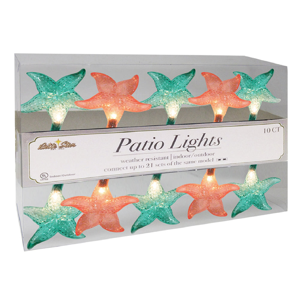Brite Star 10 Lt Flamingo Lights, White Wire