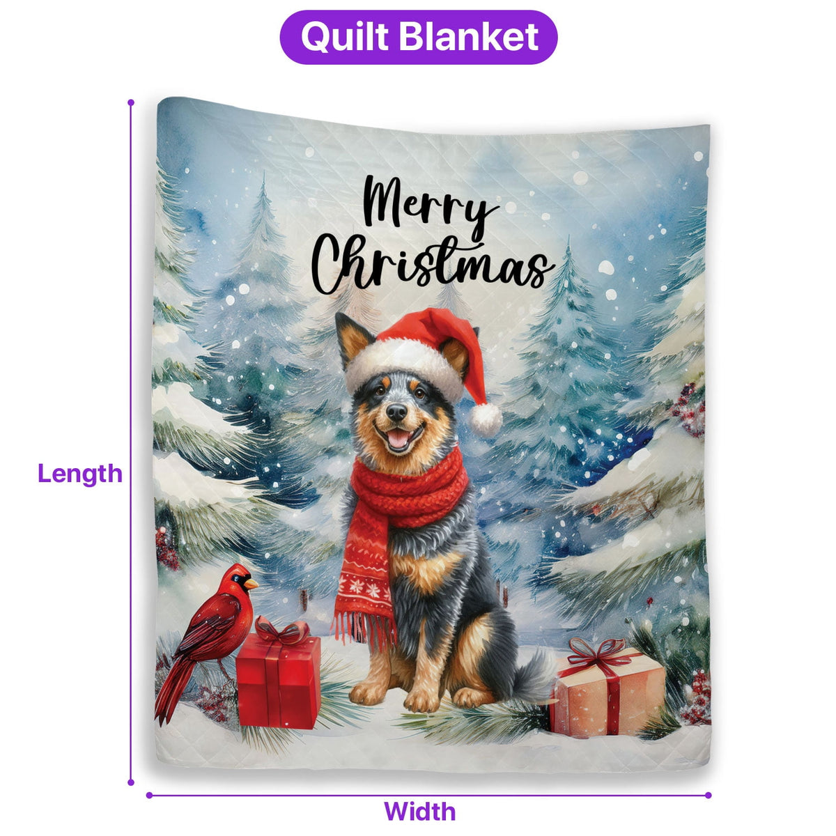 Merry Christmas French Bulldog Enjoys Woofmas Winter Xmas Holiday Quilt Bedding Set Dog Lover Gifts 1 Blanket Bed Cover 2 Pillowcases - 02022