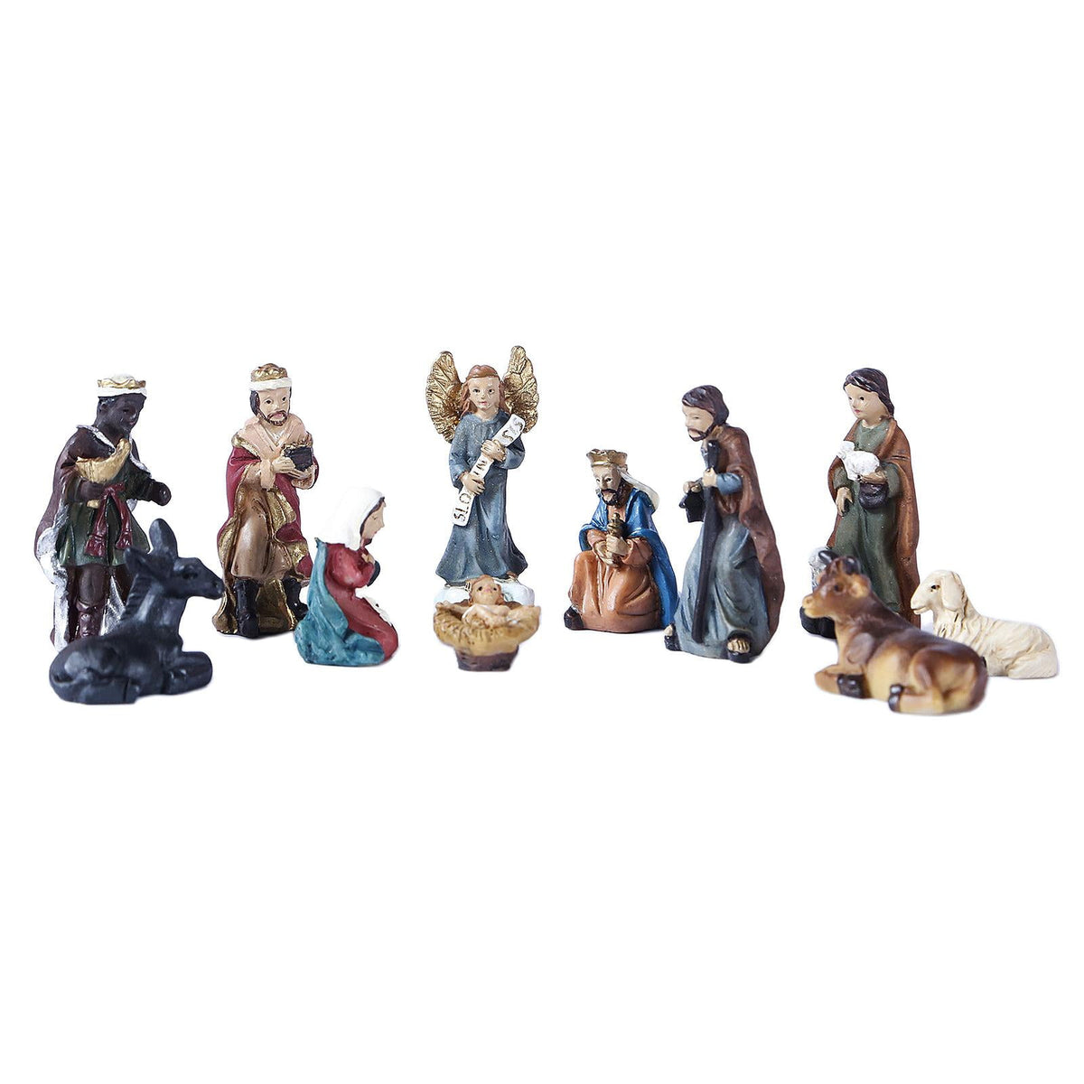 Nativity Figurine Birth of Jesus Set Scene Religious Gift