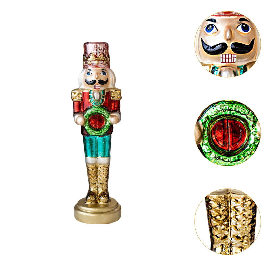 FVDPWYE Christmas Nutcracker Figurine Nutcracker Figures Desk Shelf Collectible Creative Large