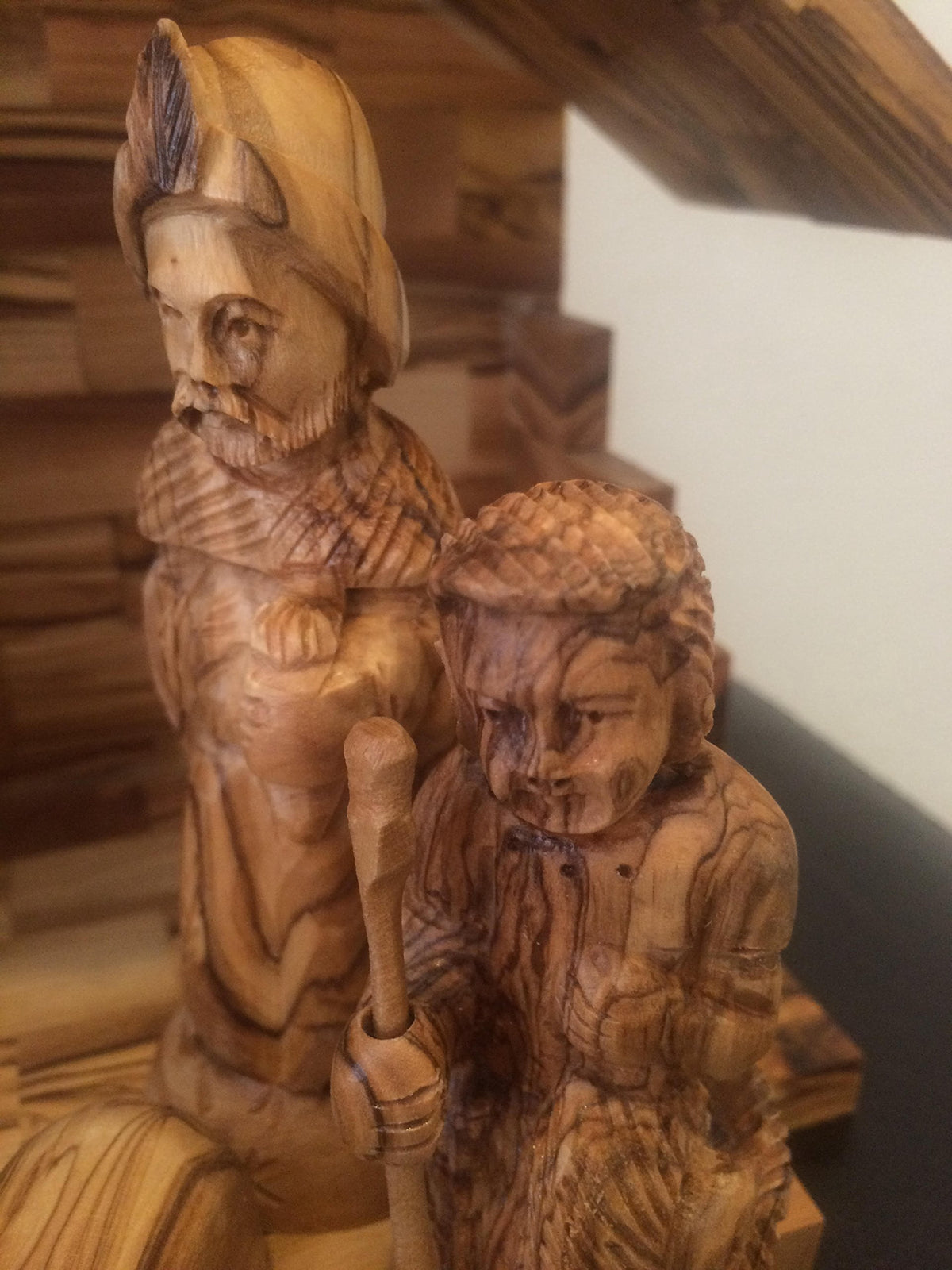 Olive Wood Nativity Set with 12 pieces