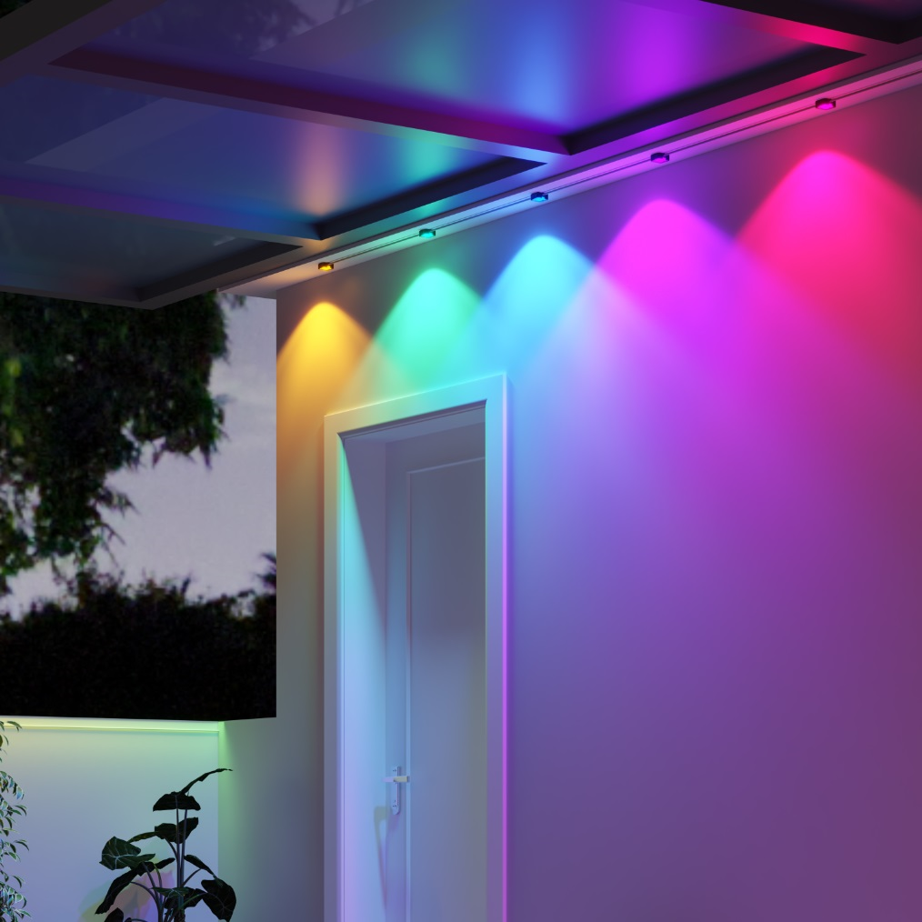 Govee 100ft RGBIC Permanent Outdoor Lights with 72 Lights, White version