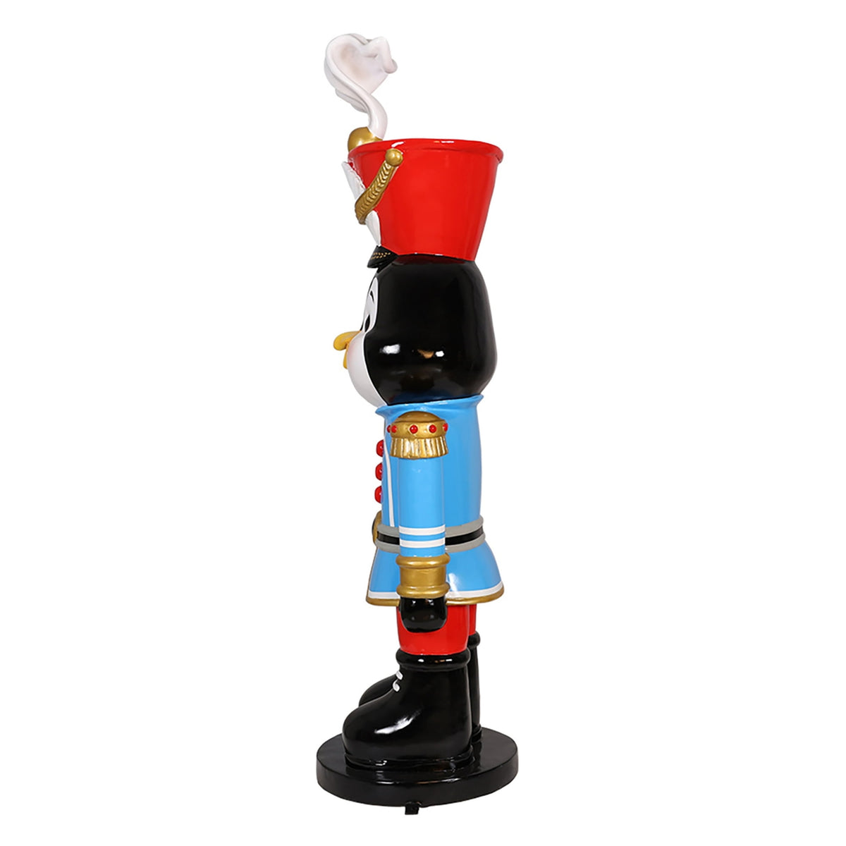 Universal Statues Penguin Nutcracker Fiberglass Outdoor Commercial Christmas Decoration - 62"