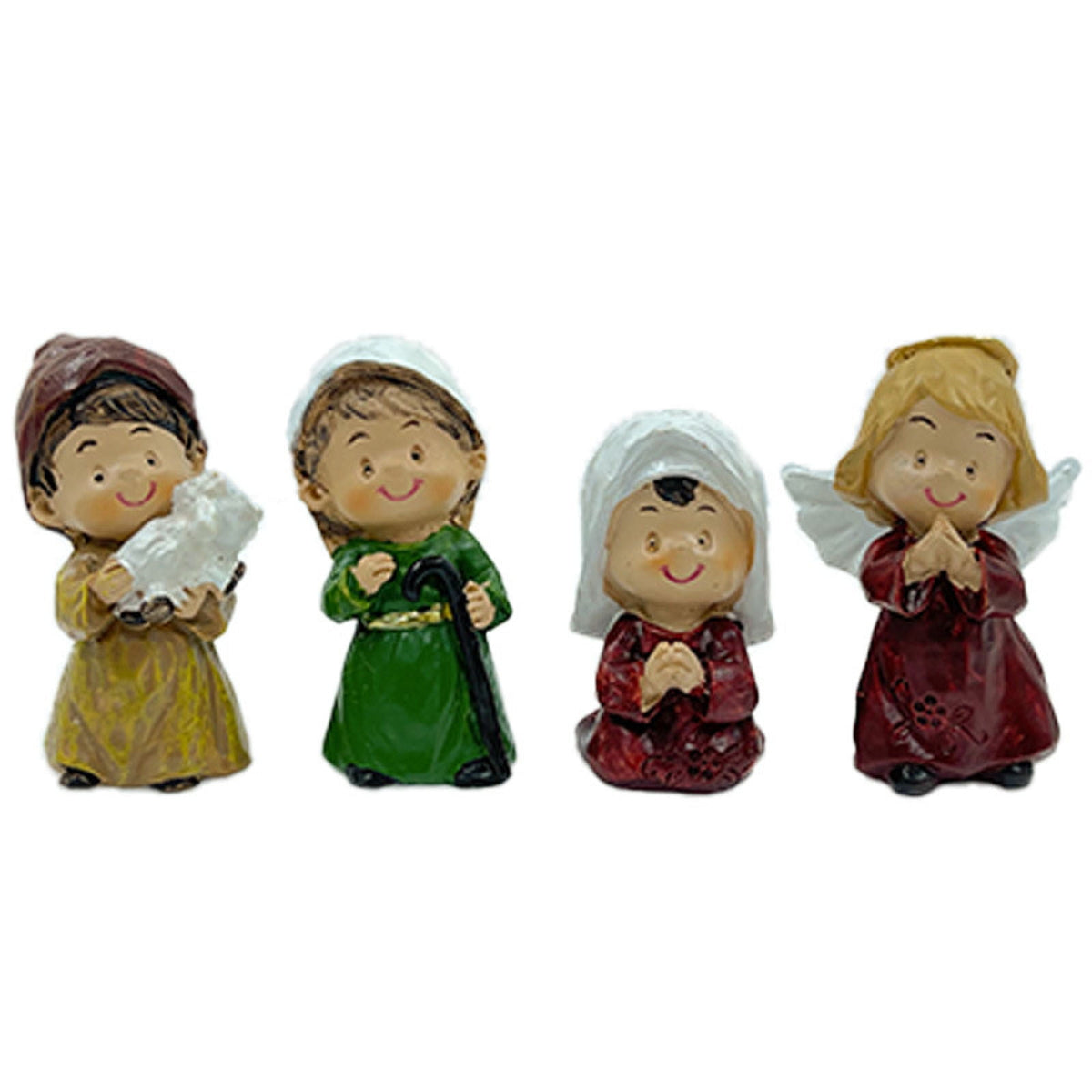 Nativity Set For Kids, 11Pcs Resin Mini Nativity Scene Set, Educational Nativity Scene Christians Toys For Christmas Decor Gifts Nativity Scene, Ornament Miniature Resin Crafts