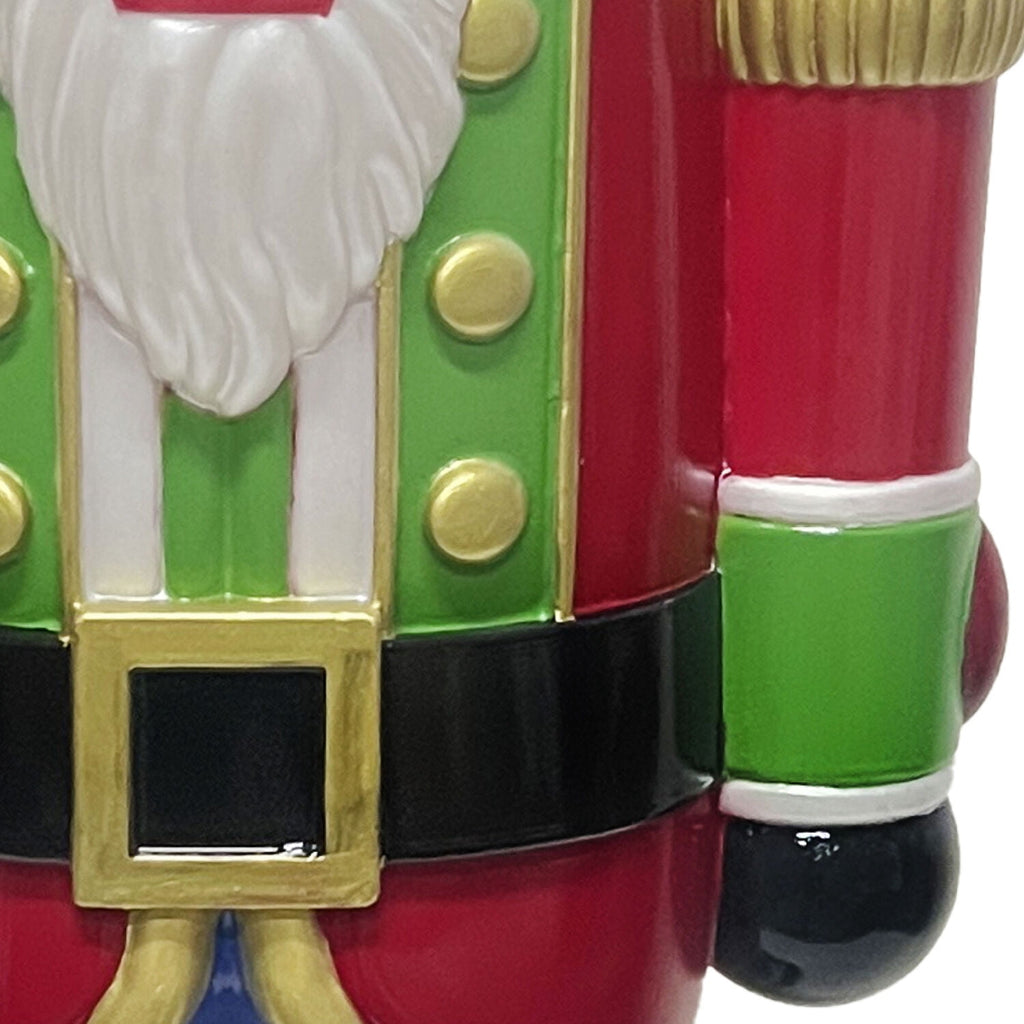 Fraser Hill Farm 40 in Nutcracker Soldier Christmas Blow Mold, FFBM-1NUT-MLT