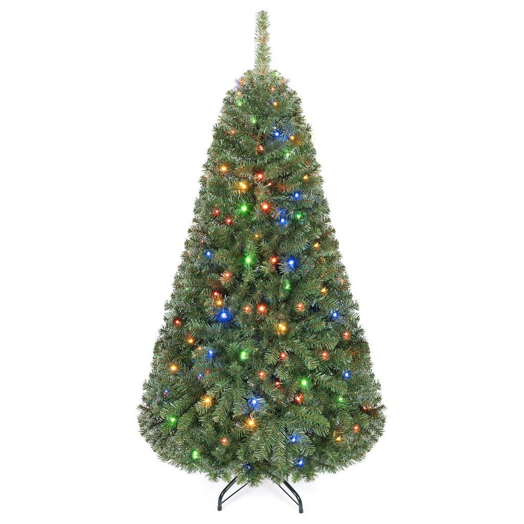 Costway 4 FT Pre-Lit Artificial Christmas Tree with 296 Dense Branch Tips, 100 LED Lights