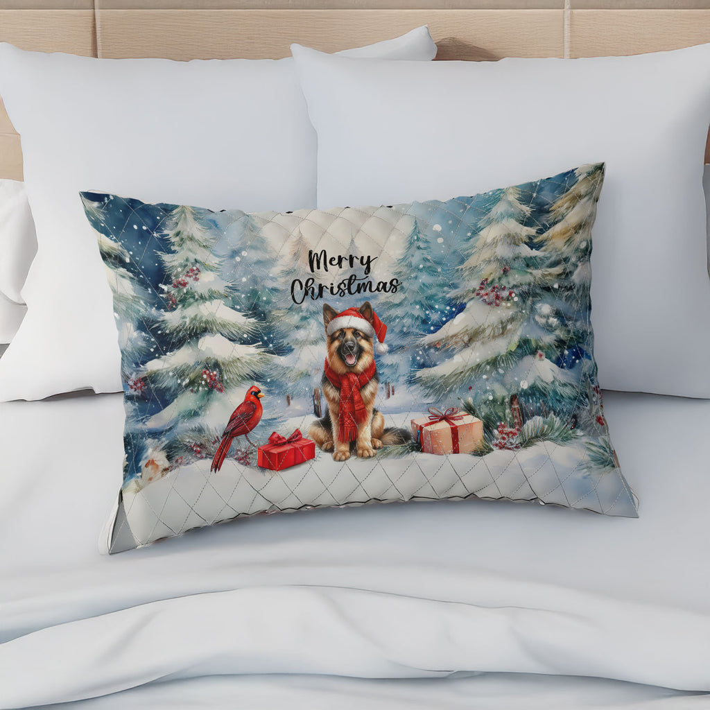 Merry Christmas French Bulldog Enjoys Woofmas Winter Xmas Holiday Quilt Bedding Set Dog Lover Gifts 1 Blanket Bed Cover 2 Pillowcases - 02022