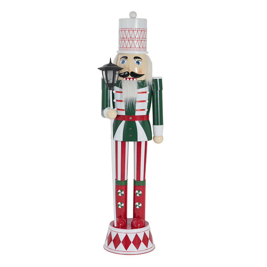Christopher Knight Home 64" Iron King Nutcracker Soldier with Scepter, Ornament Christmas Decoration
