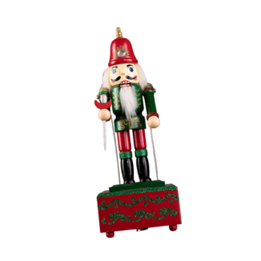 QSTDGVPW Christmas Nutcracker Decor Nutcracker Puppets Birthday Desktop Xmas Figurine for Wearing Cone Hat
