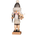 Alexander Taron 11.75” Grey Santa Christmas Handmade Wooden Nutcracker