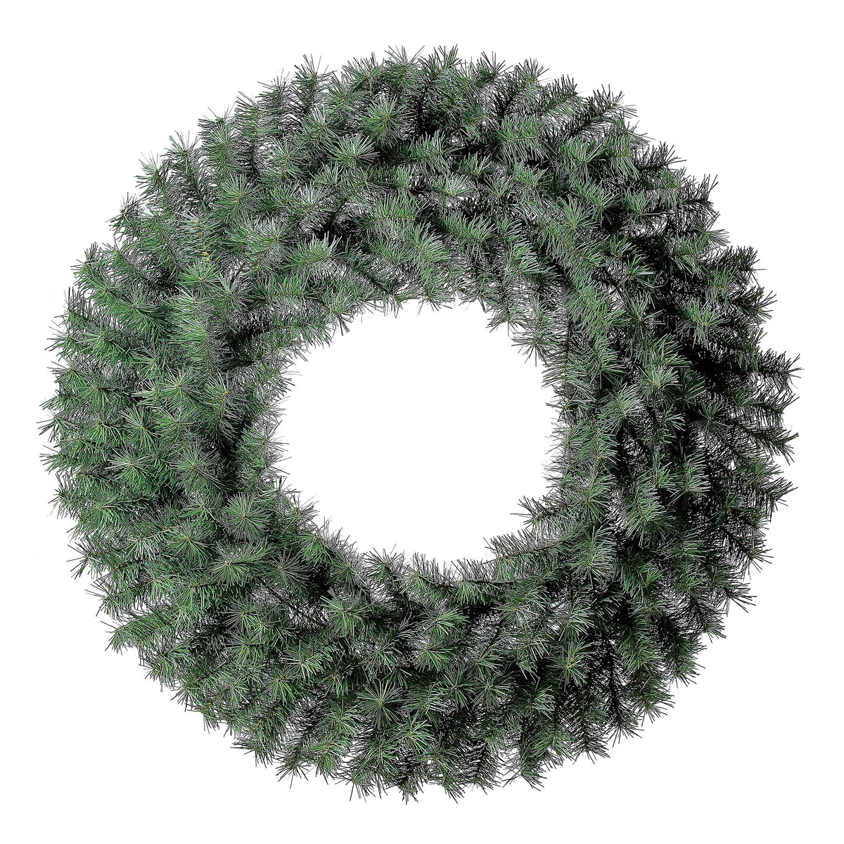 Basic Nonlit Green Artificial Christmas Wreath, 36", by Holiday Time (Green)