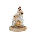 Bfogop Glass Christmas Led Nativity Scene Figurine Glowing Ornament Crafts For Festival Wedding Birthday Party Christmas Nativity Figurines Decorations Glass Dome Religious Decorations