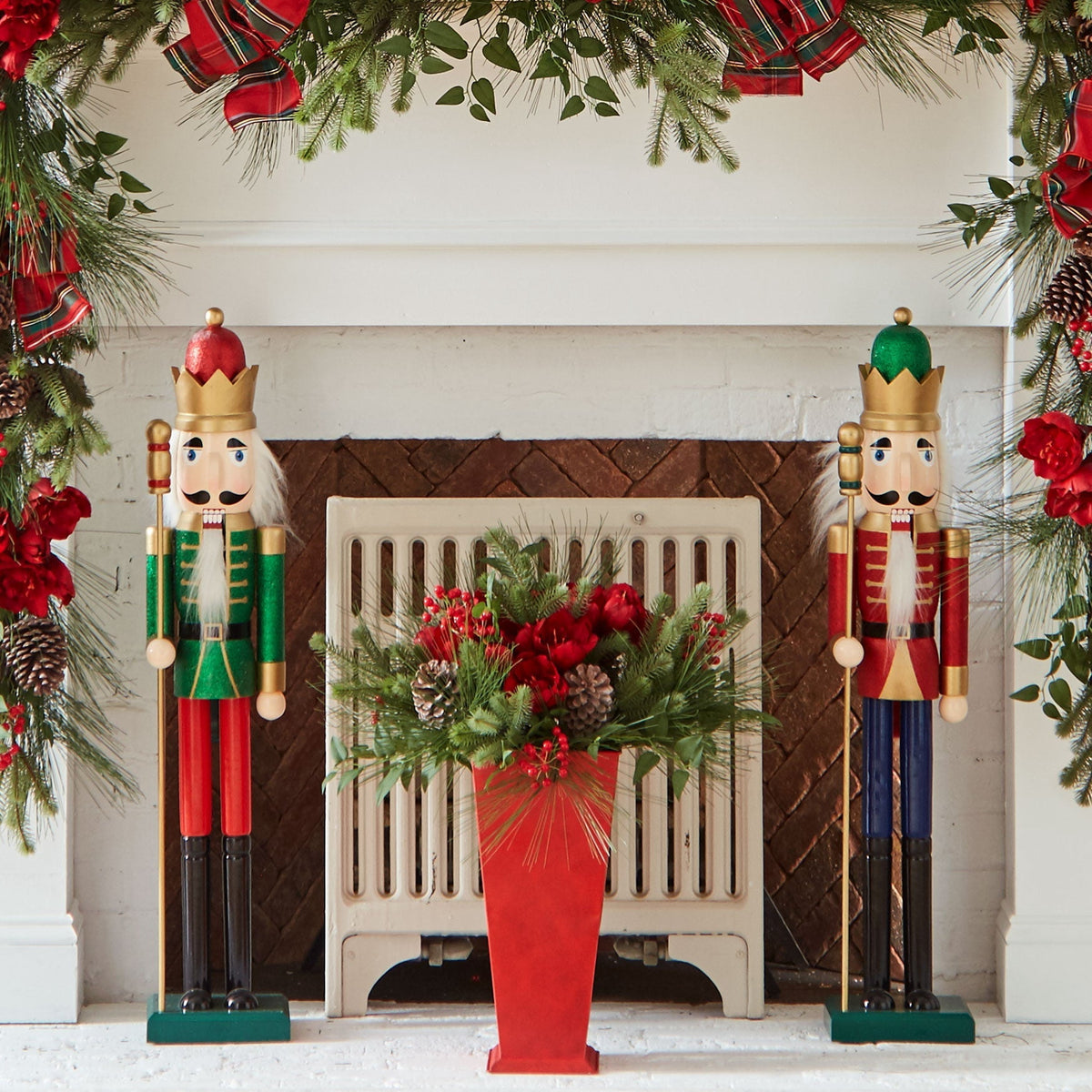 BrylaneHome 36" Wood Nutcracker