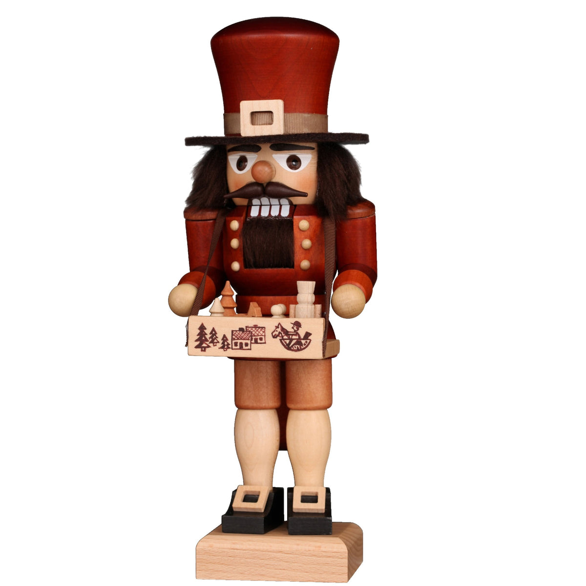 Alexander Taron 10.75” Christian Ulbricht Natural Toy Trader Christmas Nutcracker