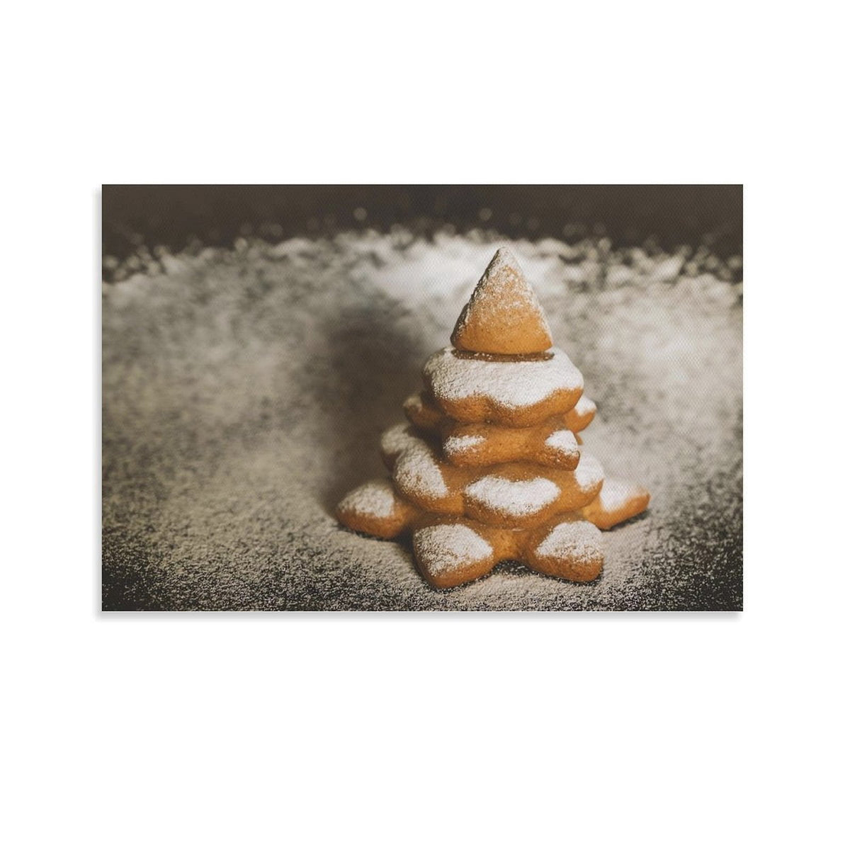 Christmas Cookies Wall Art Picture Painting Poster Canvas Print Posters Artworks Bedroom Living Room Decor 24x36inch(60x90cm)