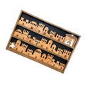 Christmas Manger Scene Countdowns Calendar Nativity Decoration with Base for Office Supplies or Shelf Display
