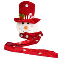 Christmas Tree Topper Snowman, Large Plush Holiday Treetop Ornament for Home Party Fireplaces Malls Decor
