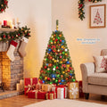 Costway 4 FT Pre-Lit Artificial Christmas Tree with 296 Dense Branch Tips, 100 LED Lights