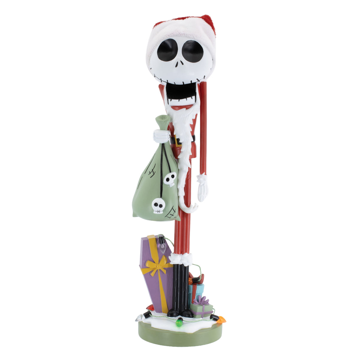 Enesco Disney Showcase Nightmare Before Christmas Jack Skellington Nutcracker Decorative Resin Figurine 8.5in H