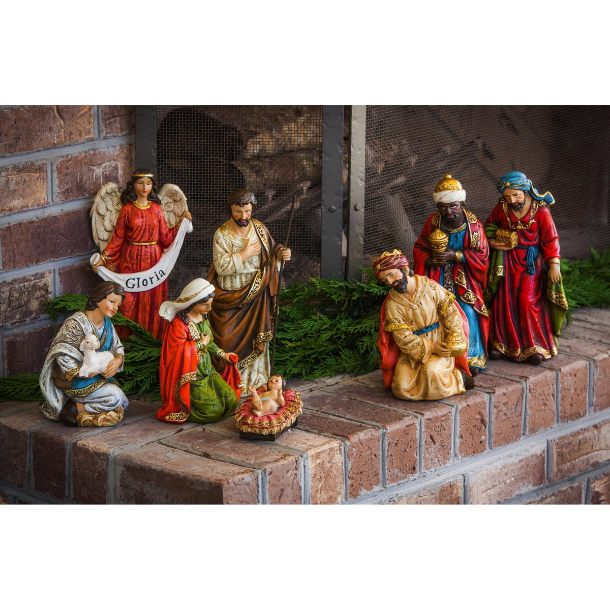 Evergreen Enterprises 8 Piece Nativity Set
