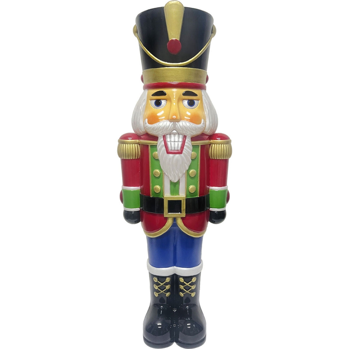 Fraser Hill Farm 40 in Nutcracker Soldier Christmas Blow Mold, FFBM-1NUT-MLT