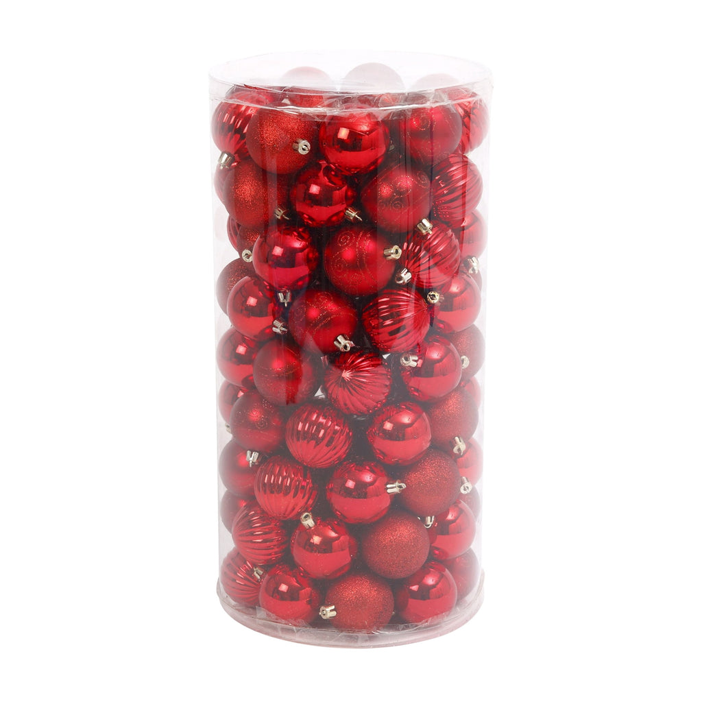 GIL 100 Count Red Ball Ornaments