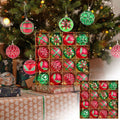 Kbndieu 16 Pcs Christmas Ornaments Ball 3.15" Multicolour Plastic Christmas Tree Decorations Set Shatterproof Hanging Ornaments for Christmas Tree Xmas Holiday Home Decor