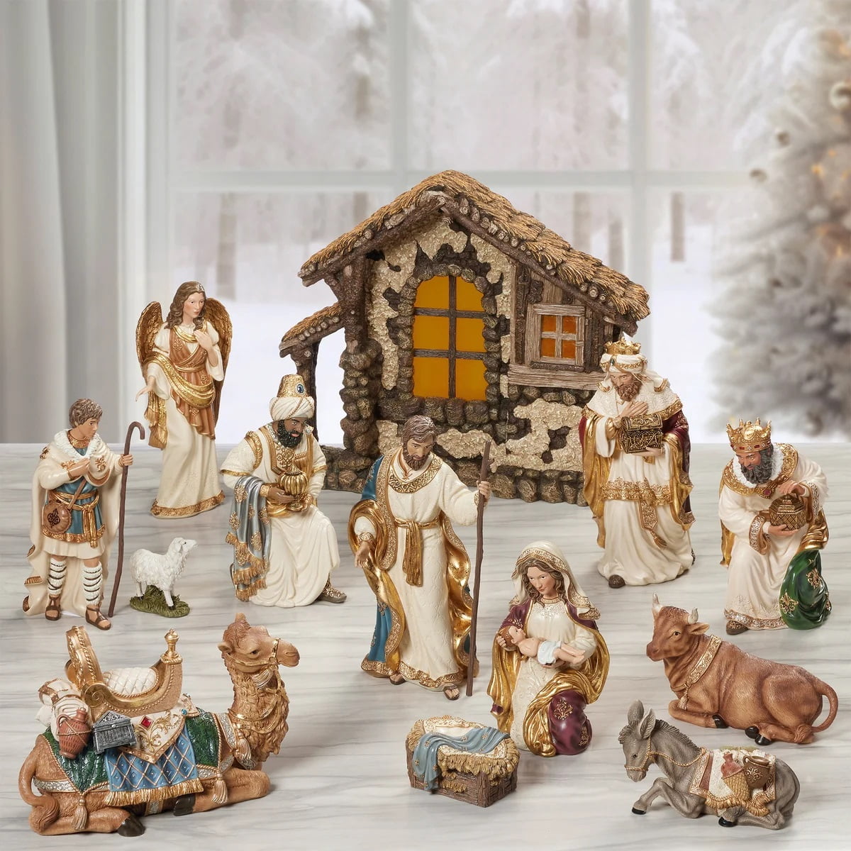 Kirkland Signature Nativity Set, 14 Piece