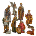 Kurt Adler 15-Inch Resin Nativity Table Piece Set Of 11 Pieces