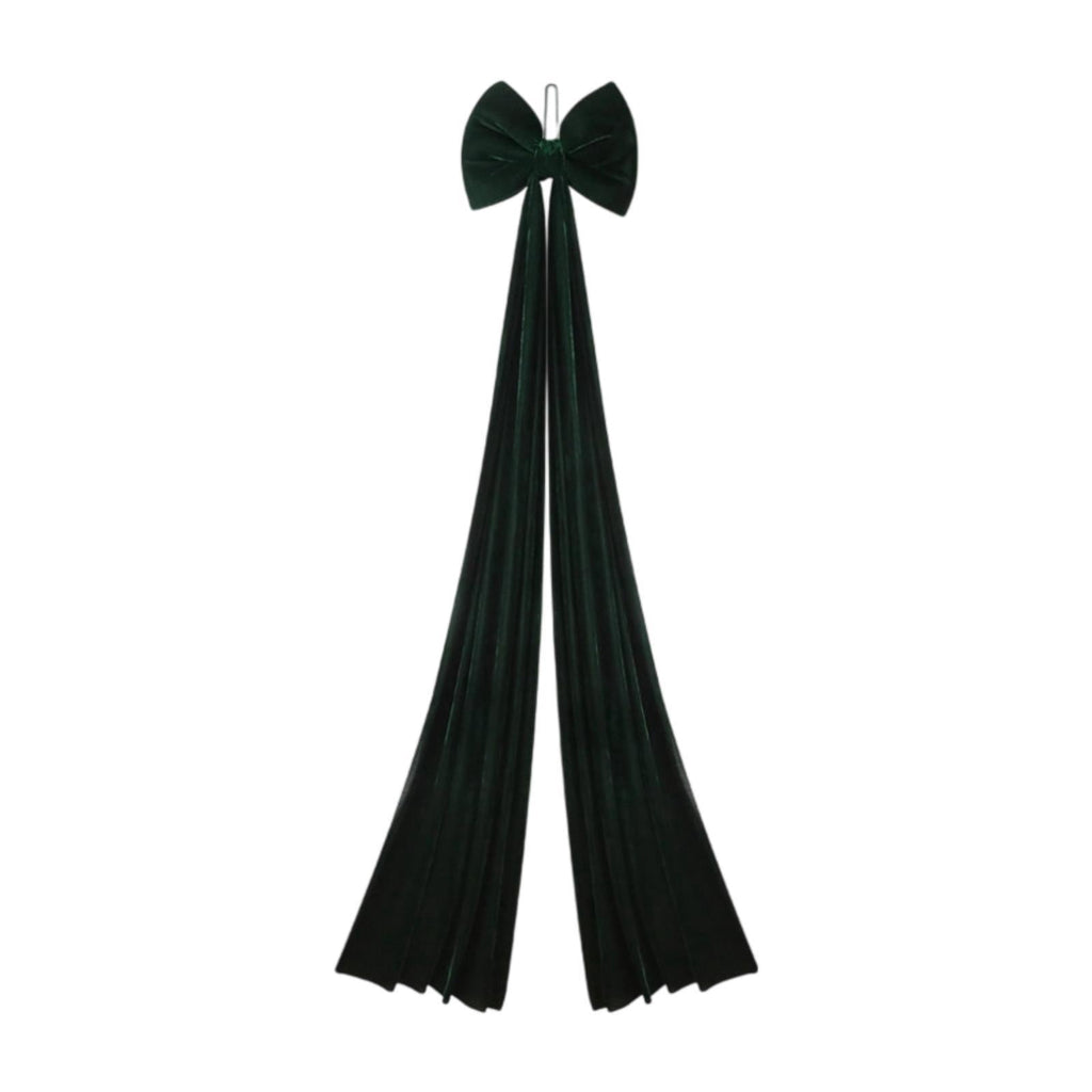 LeeQinersw Large Christmas Bow Christmas Tree Topper Bow Front Door Party Farmhouse Holiday Green